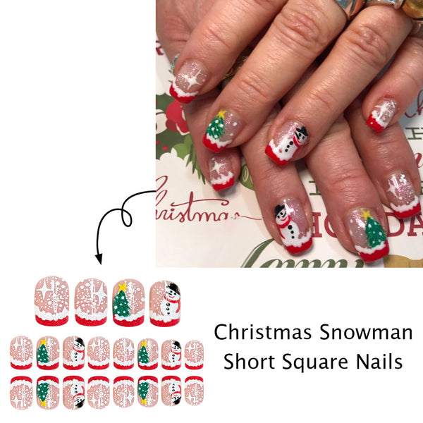 24pcs/Set Press On Nails JB1004