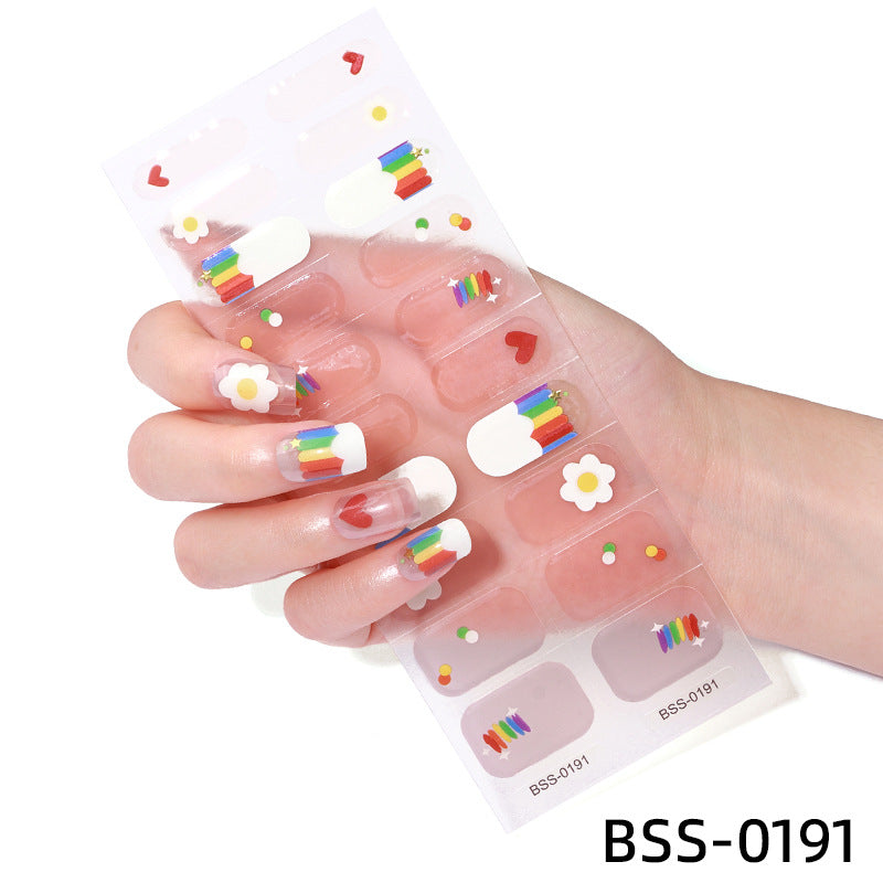 Semi cured nail patches for phototherapy of nailsBSS-0191