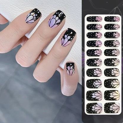 Semicured UV gel nail sticker kit NG200361