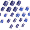 Christmas blue snowflake design