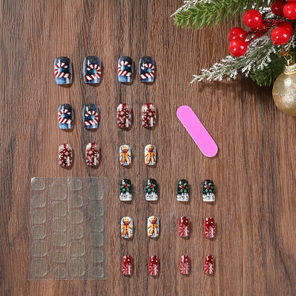 24pcs/Set Press On Nails