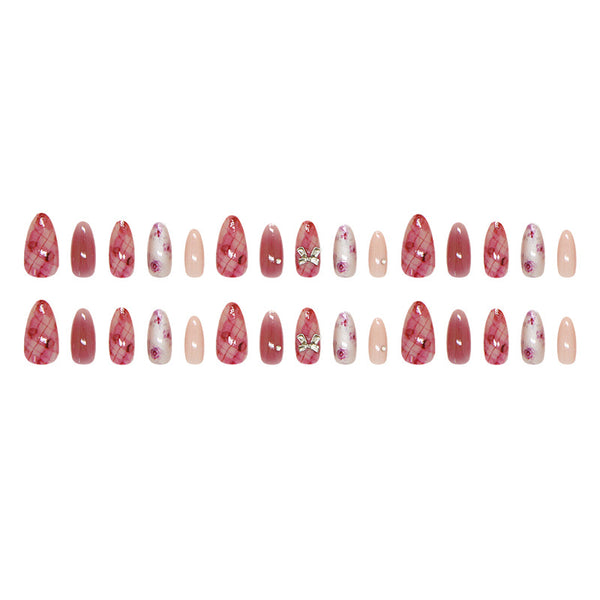 Rose nœud maculé diamant étincelant 30 pièces