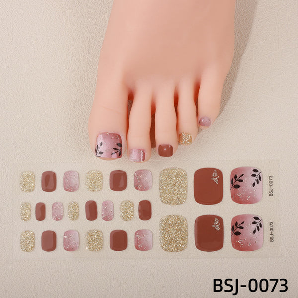 Bandes de vernis gel pour les pieds