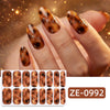 Leopard nail polish film nail sticker