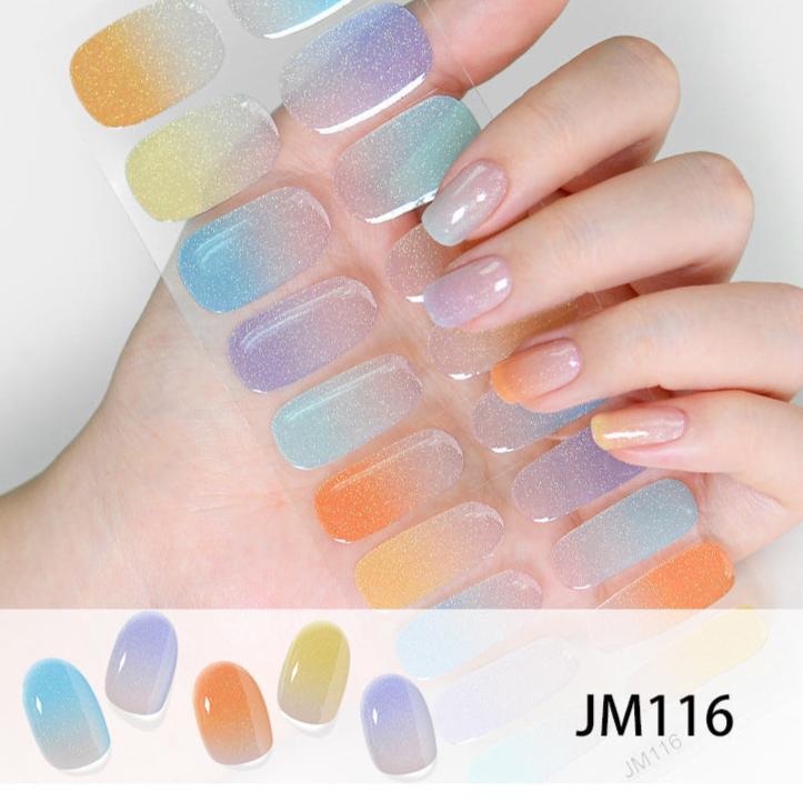 Semi-cured Gel Nail Strips JM116