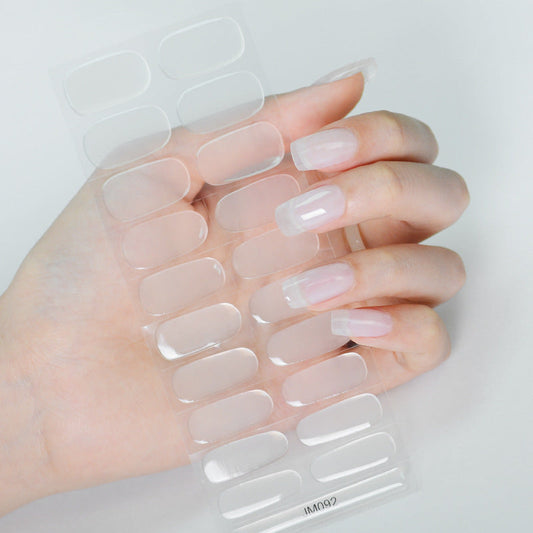 Semicured UV gel nail sticker kit JM092