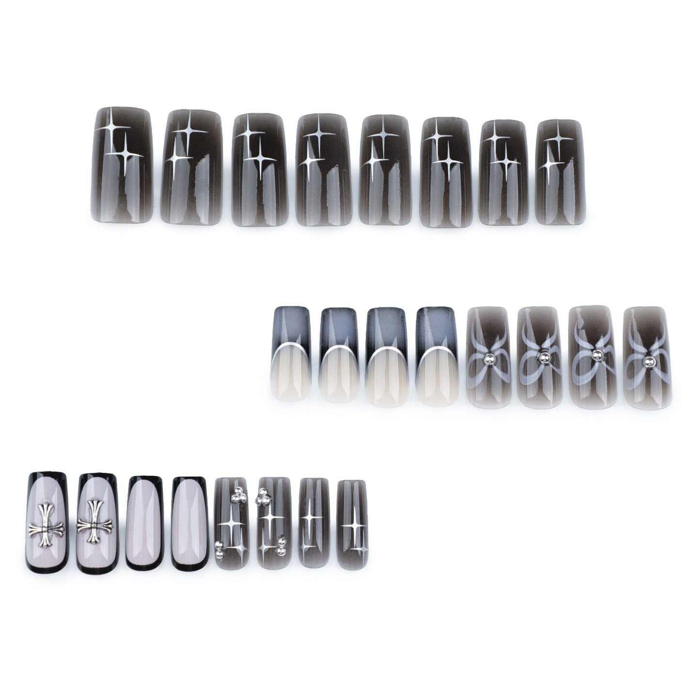 24pcs/Set Press On Nails JP3385