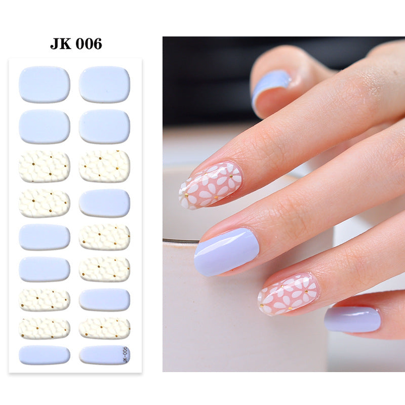 Semi-Cured Gel Nail sticker JK-006