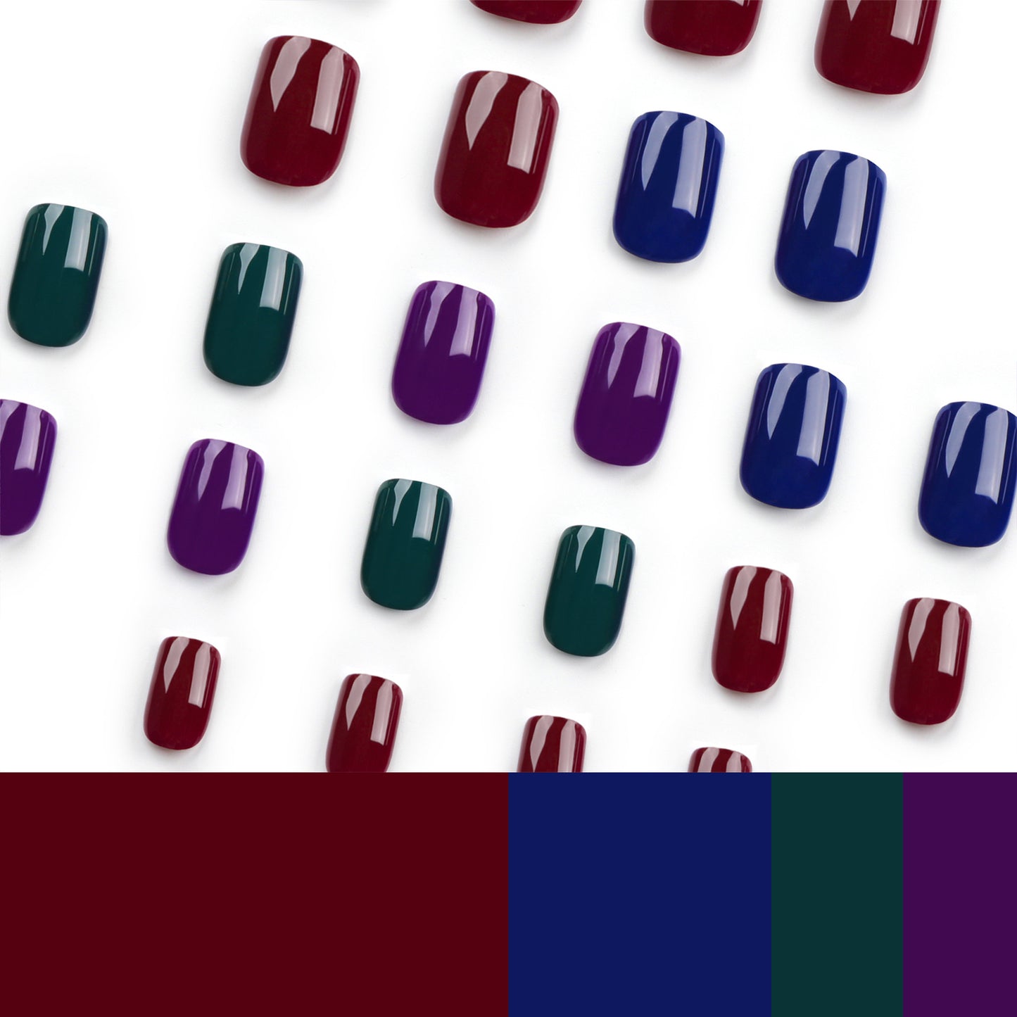 Maillard color solid manicure