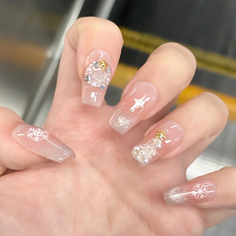 Spicy girl explodes and flashes through fake nail