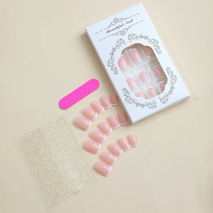 Weekly deals White French（press on nail）