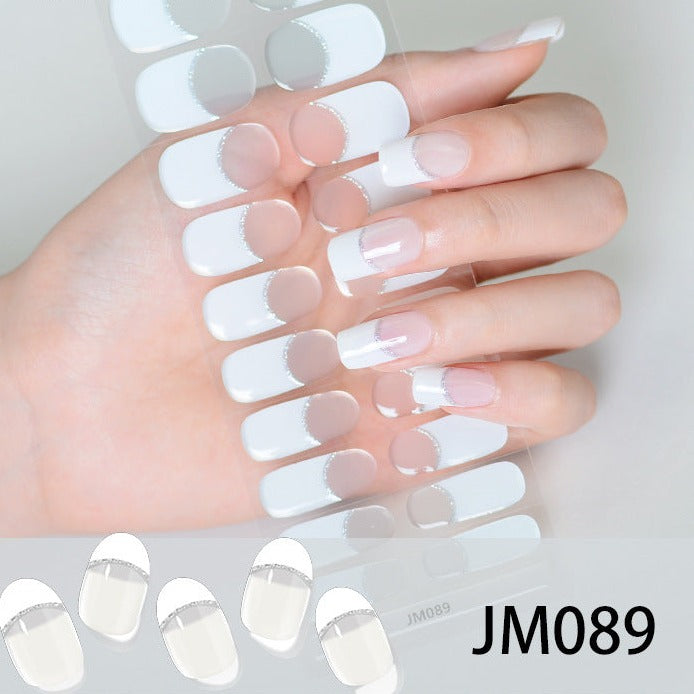 Semi-Cured Gel Nail sticker kit JM089