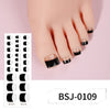 Bandoulières de gel à pédicure