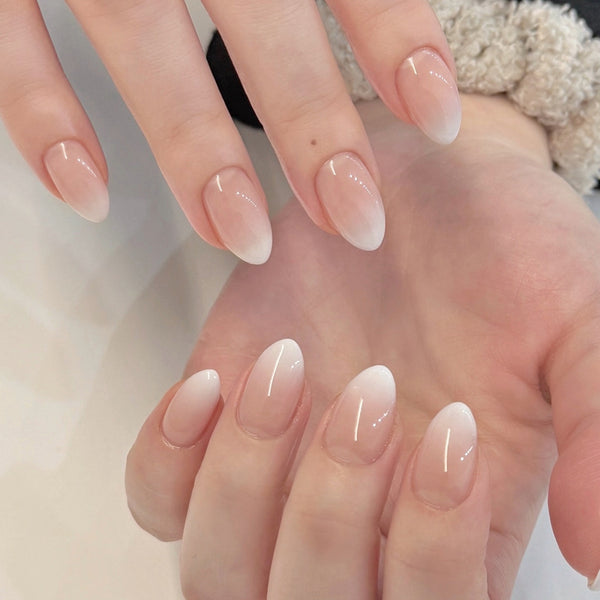 30 pieces of white ombre