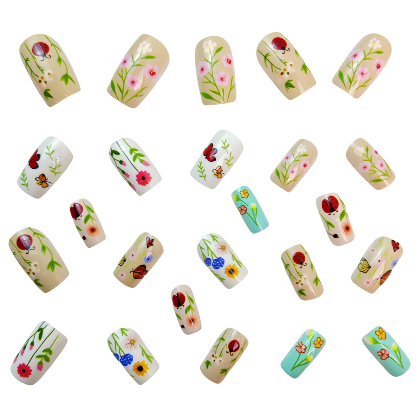 24pcs/Set Press On Nails