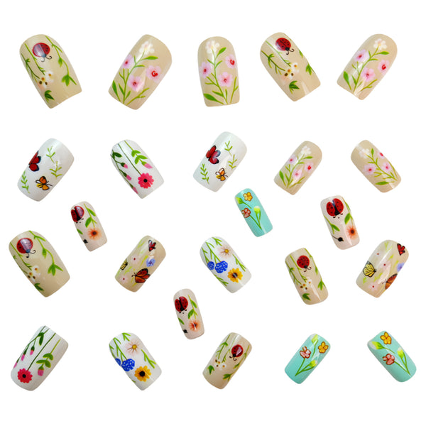 24pcs/Set Press On Nails