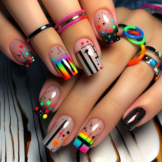 24pcs/Set Press On Nails