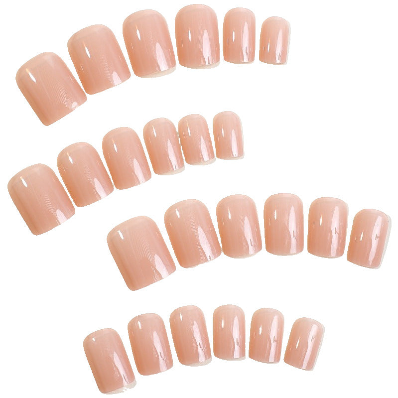 Solid skin tone nail art