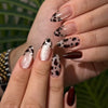 Leopard print cat eye 30 pcs