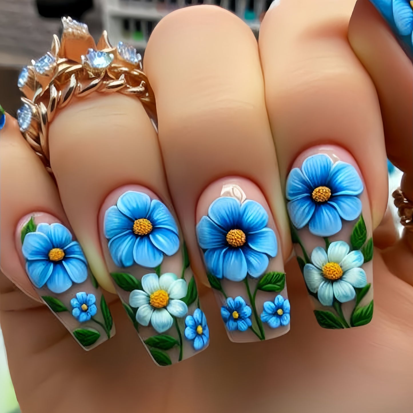 24pcs/Set Press On Nails