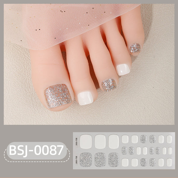 Bandes de vernis gel pour pédicure