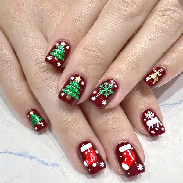 12 sizes/24 pcs press on nail