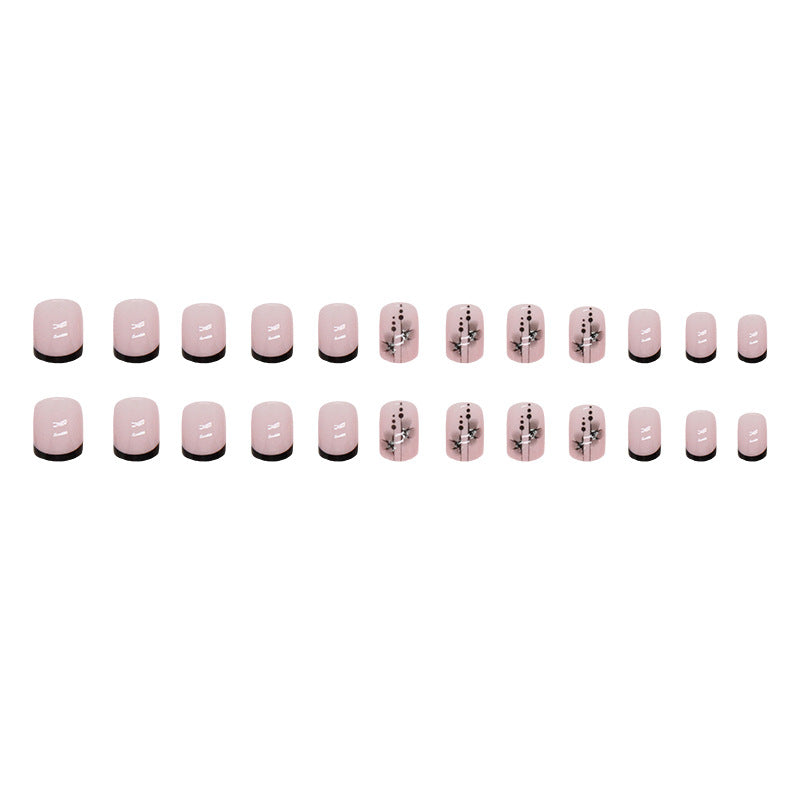 24Pcs press on nail W1345