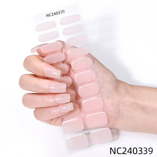 Semicured UV gel nail sticker kit NC240339