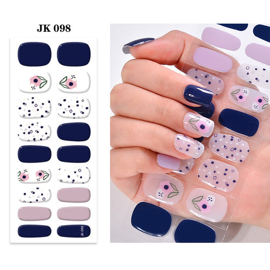 Semi-Cured Gel Nail sticker JK-098