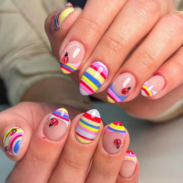 Dopamine rainbow stripes 30 pcs