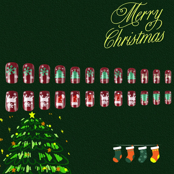 12 sizes/24 pcs press on nail