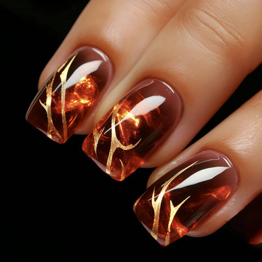 24pcs/Set Press On Nails