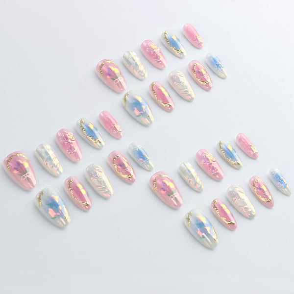 30 pieces of flower relief Aurora