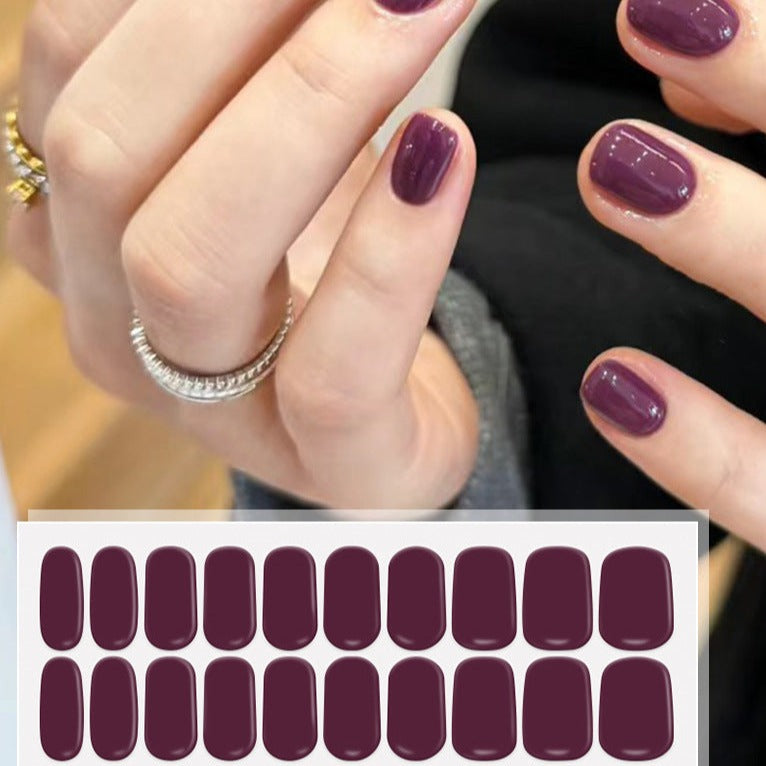 Semicured UV gel nail sticker kit ES-25