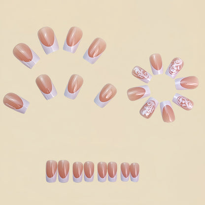 24pcs/Set Press On Nails