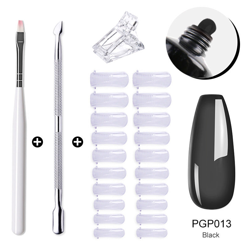 Nail enhancement crystal extender kit