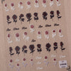 Blood stained rose relief nail patch