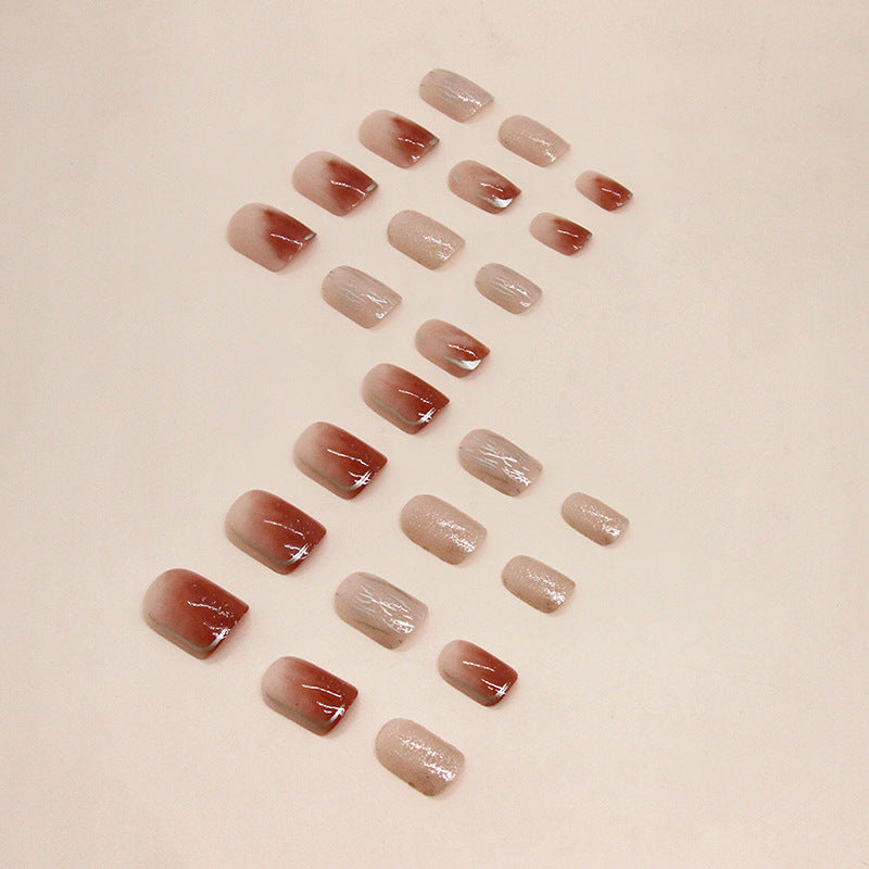 24Pcs press on nail R828