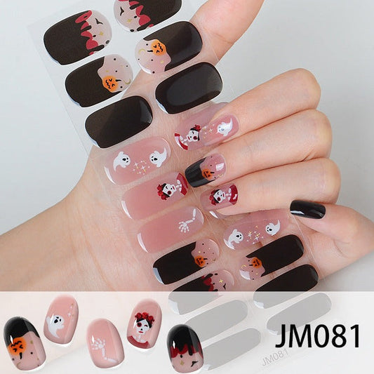 Semi-Cured Gel Nail sticker kit JM81