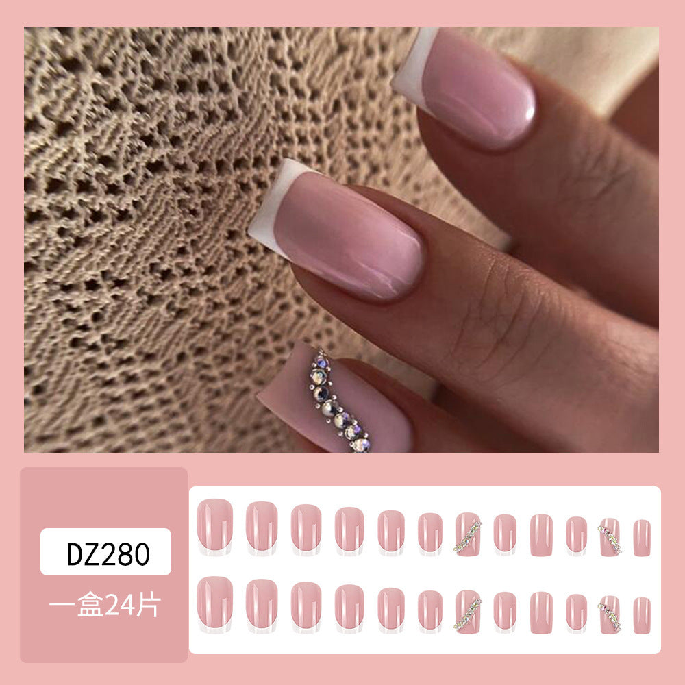 White-edged French wear nail plate