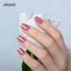 Semicured UV gel nail sticker kit