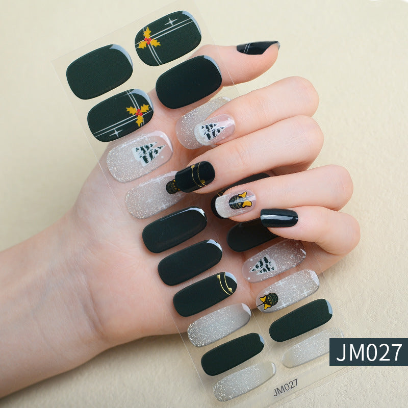 Semi-Cured Gel Nail sticker JM027（20PCS）