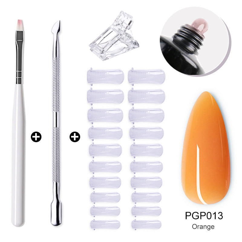 Nail enhancement crystal extender kit