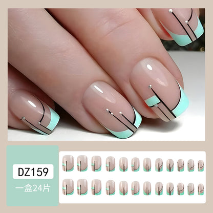 White-edged French wear nail plate