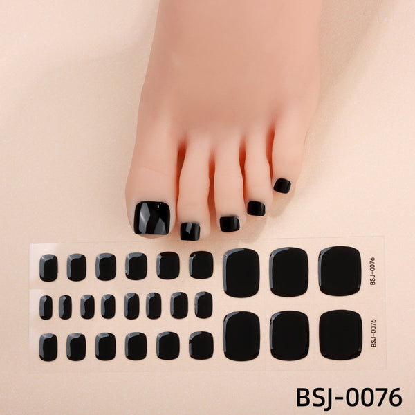 Bandes de vernis gel pour les pieds
