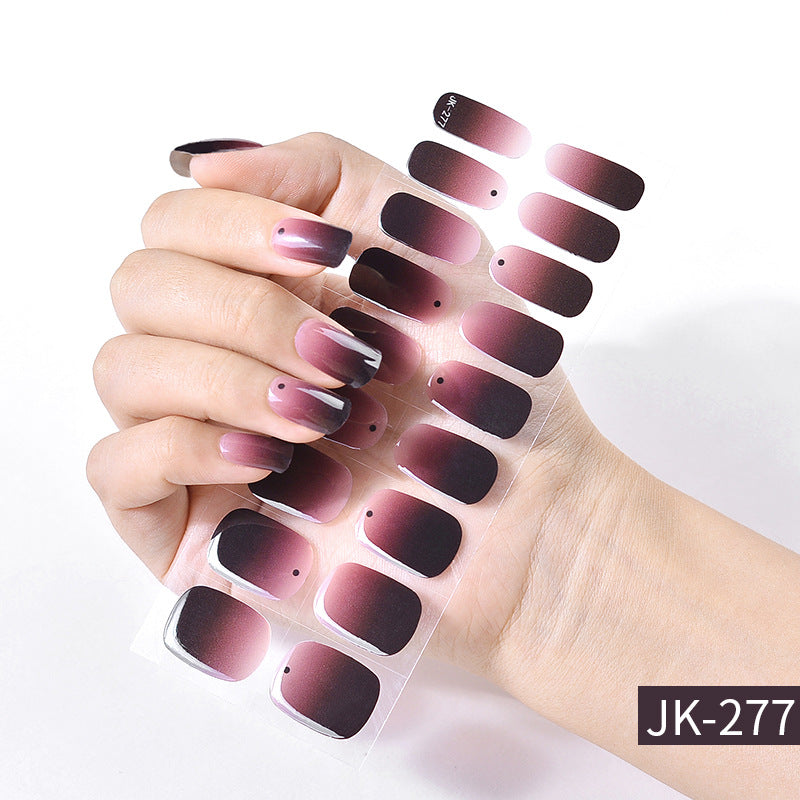 Semi-Cured Gel Nail sticker kit JK277