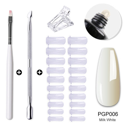 Nail enhancement crystal extender kit