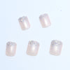 Sparkling French Nail Patch