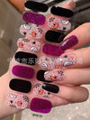 Halloween new nail wraps full stickers