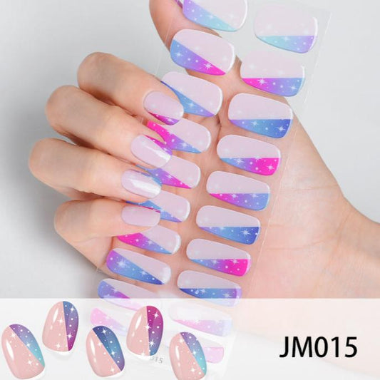 Semi-cured Gel Nail Strips JM015